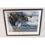 A Framed And Glazed Print Entitled "Insertion" By Anthony Cowland. Measures Approx 23" x 18".