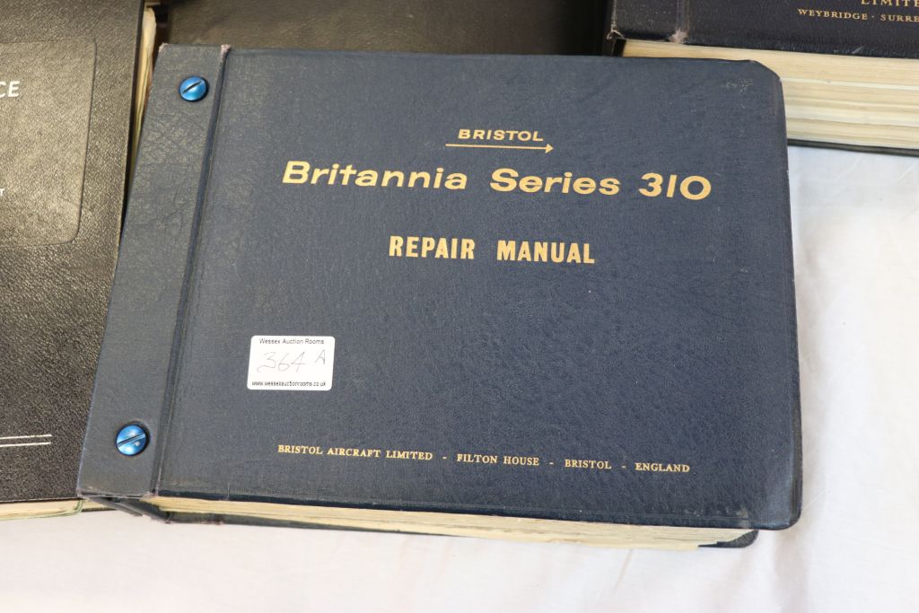 Three Bristol Aircraft Repair Manuals As Well As One Maintenance Manual And A Flight Manual To - Image 6 of 7