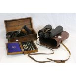 Vintage Stanley No. 78 Woodworking Plane in a Wooden Box, Part Fitted Early 20th century Wooden