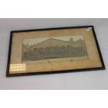 A World War One / WW1 Era Framed And Glazed Regimental Group Photograph