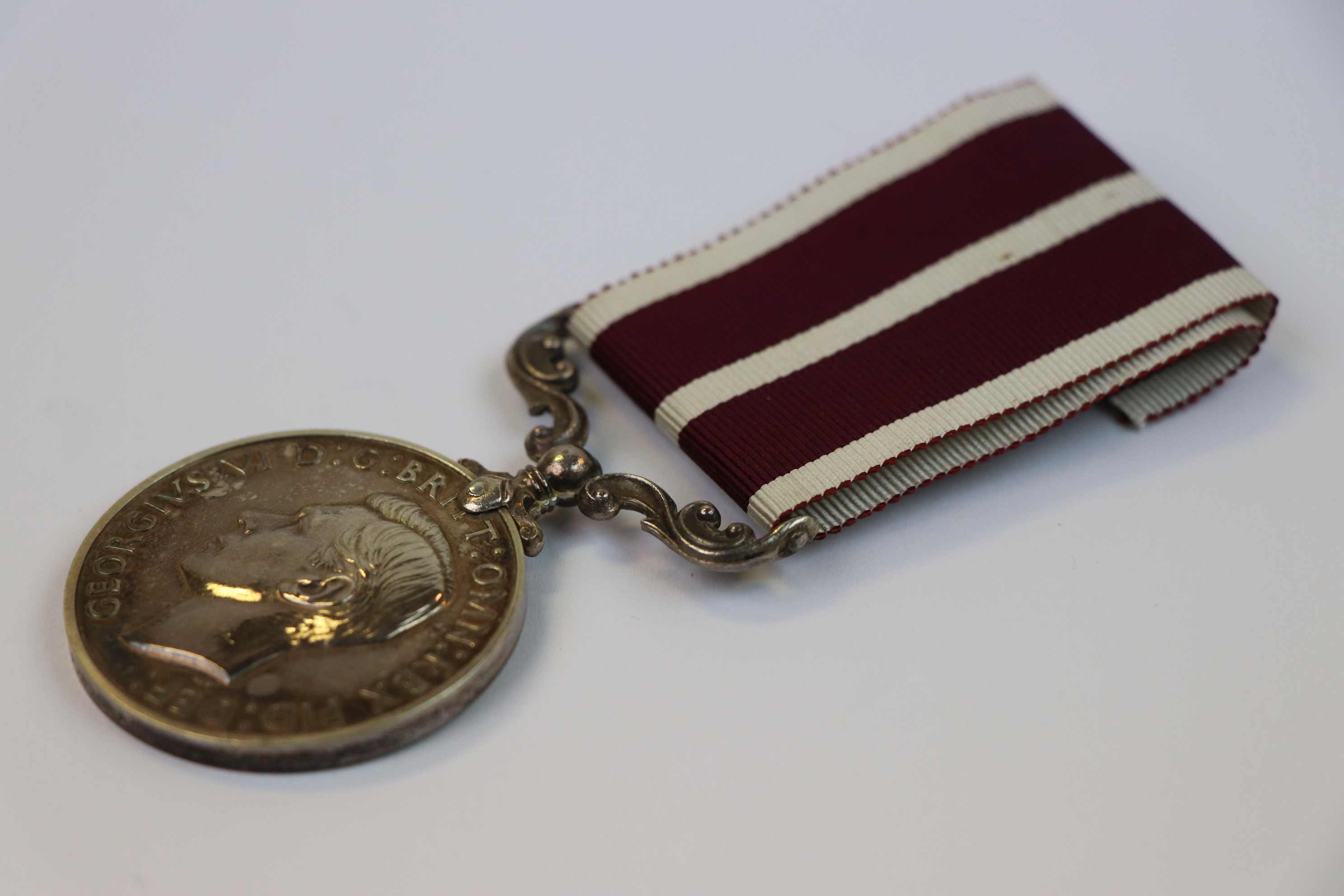 A Full Size King George VI British Army Meritorious Service Medal Issued To 4523853 SJT. J.W. ORAM - Image 2 of 11