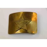 A Vintage Russian / Soviet Brass Belt Buckle.