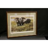 Chelsea Gallery published a signed ltd edn print of Elephants 361 of 425