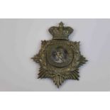 Victorian Badge / Helmet Plate Of The Devonshire Regiment 5th Haytor Volunteer Battalion. At The
