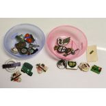 Collection of vintage Enamel Badges to include Transport related