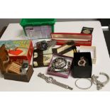 Various collectables to include Hallmarked Silver jewellery, Watches, costume jewellery, Boxed