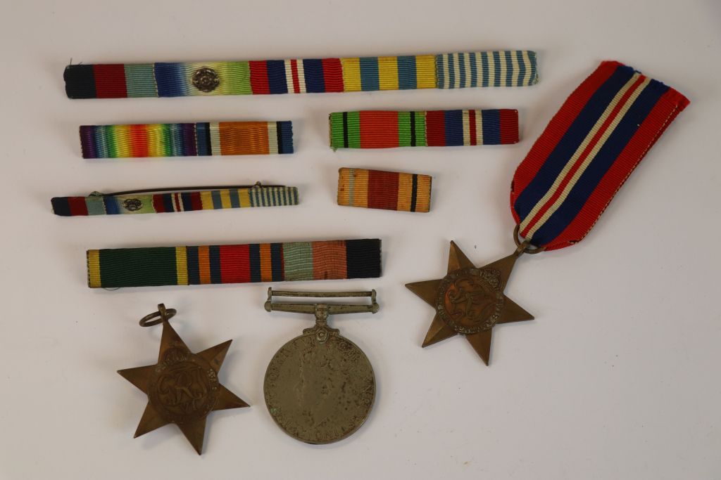 A Full Size World War Two / WW2 Medal Group To Include A British War Medal, A 1939-1945 Star Medal