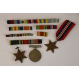 A Full Size World War Two / WW2 Medal Group To Include A British War Medal, A 1939-1945 Star Medal