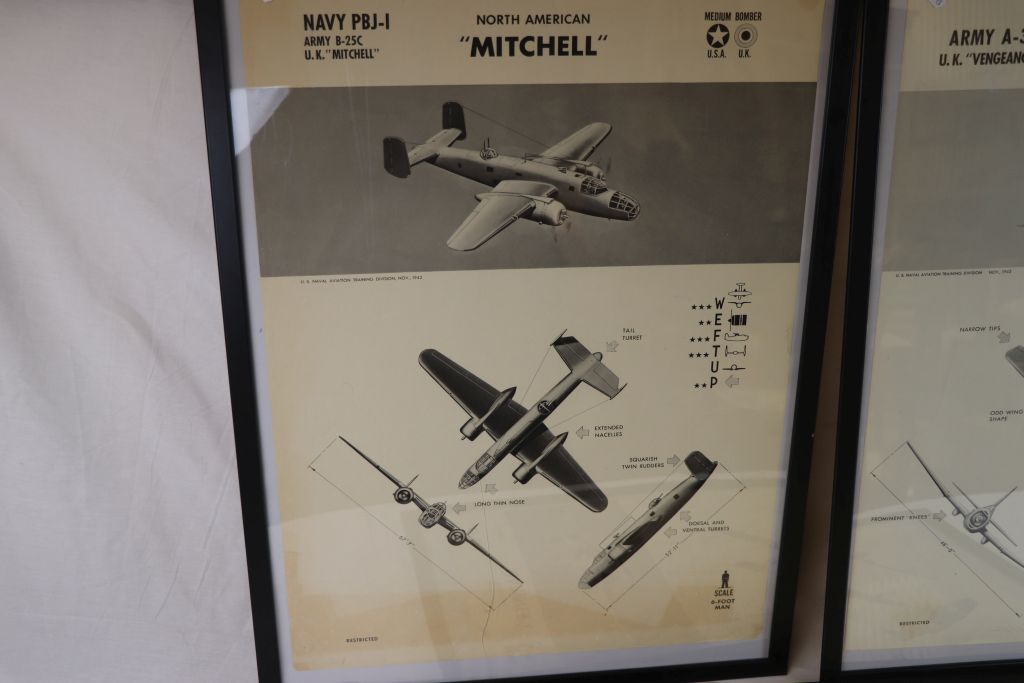 Three World War Two United States Naval Aviation Training Division Posters Dated 1942 And 1943 - Image 3 of 4