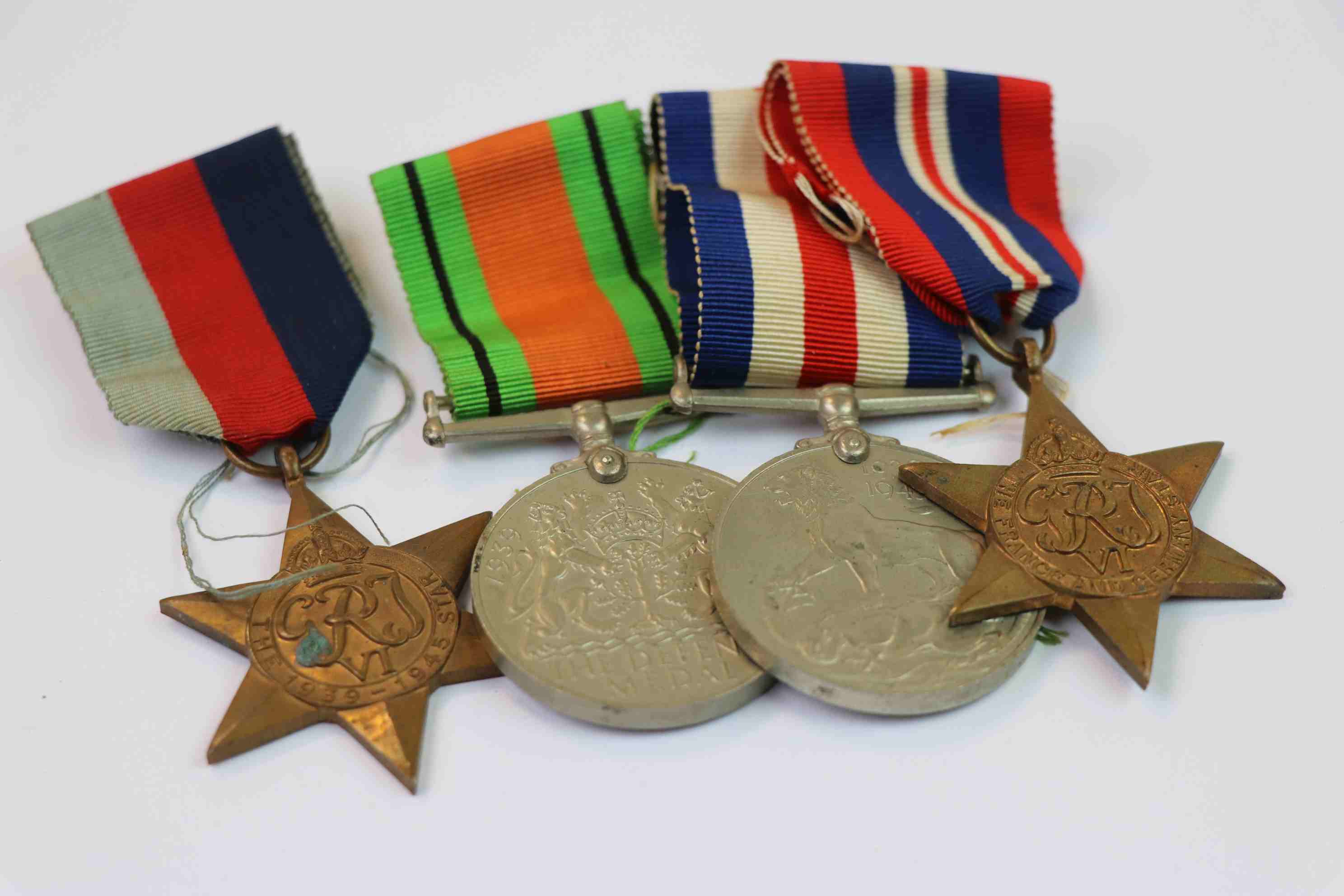 A Full Size World War Two / WW2 British Medal Group To Include The British War Medal, The Defence - Image 3 of 7