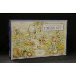 Boxed ' The World of Beatrix Potter Chess Set ' made by SAC Traditional Games Company Ltd