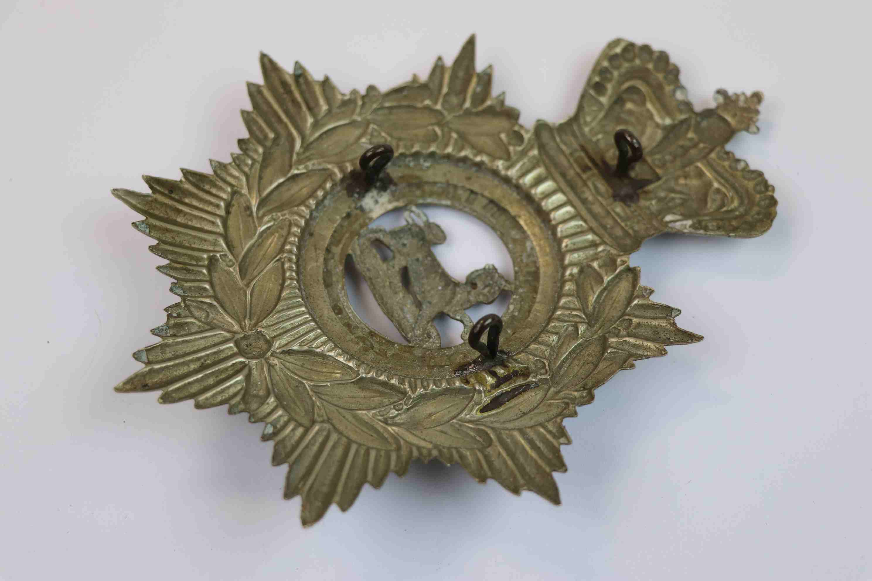 A Victorian 3rd Volunteer Battalion Of The Hampshire Regiment Helmet Plate / Badge. - Image 8 of 8