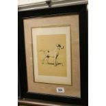 Cecil Aldin circa 1902 framed print study of a Terrier Dog