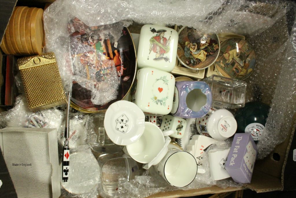 Large Collection of Playing Card Related Ceramics and other Playing Card associated items - Image 2 of 2