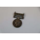 A Victorian British East And West Africa Miniature Medal With Witu 1890 Medal Bar.