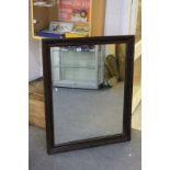 Early 20th century Wooden Framed Mirror, 108cms x 87cms