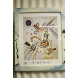 Wassily Kandinsky an abstract composition in stylized frame