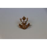 A Seaforth Highlanders 9ct Gold Sweetheart Brooch. Marked 9ct To The Rear.