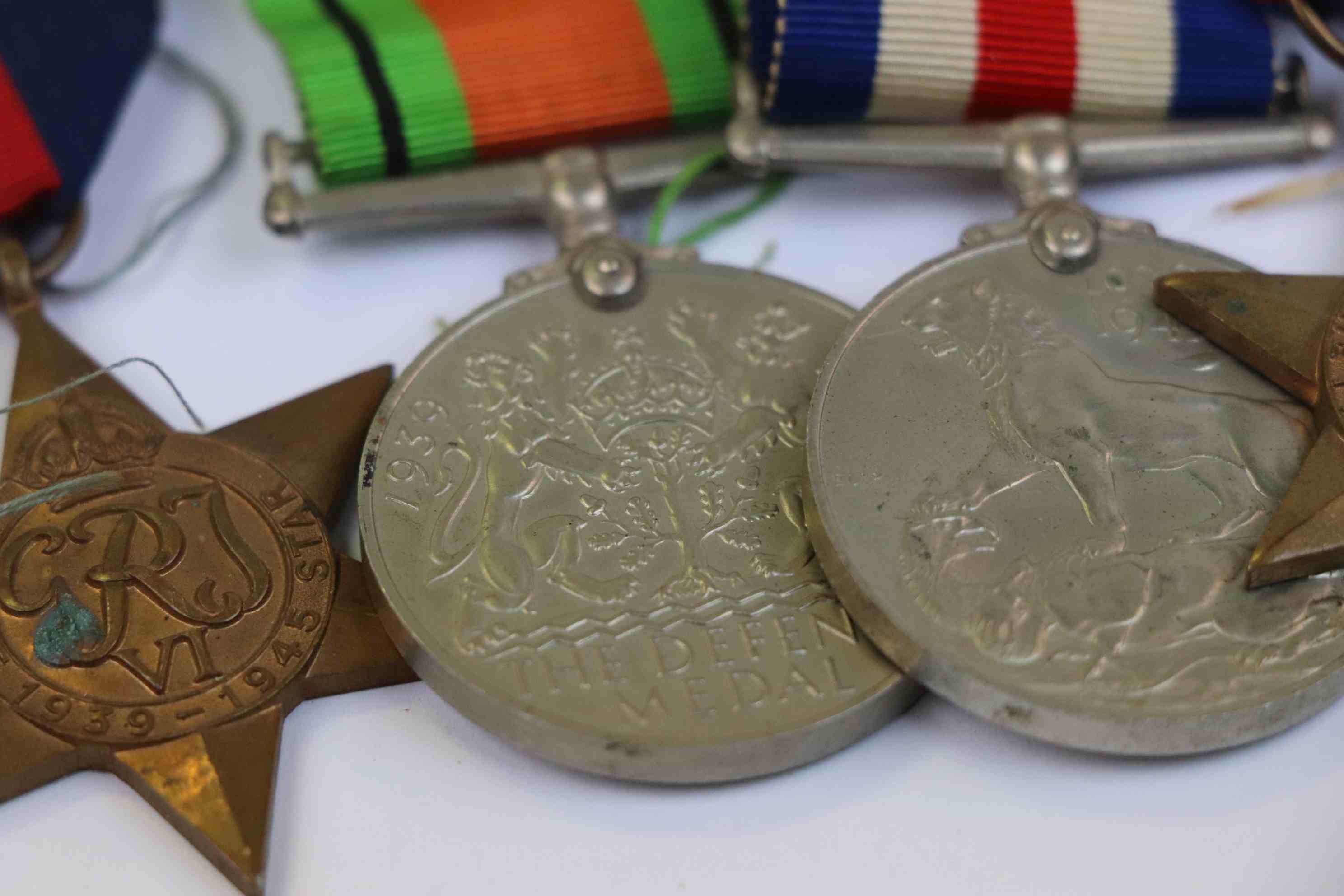 A Full Size World War Two / WW2 British Medal Group To Include The British War Medal, The Defence - Image 5 of 7