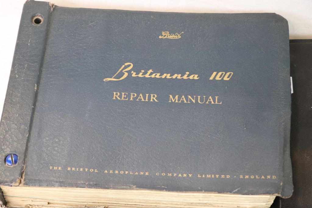 Three Bristol Aircraft Repair Manuals As Well As One Maintenance Manual And A Flight Manual To - Image 3 of 7