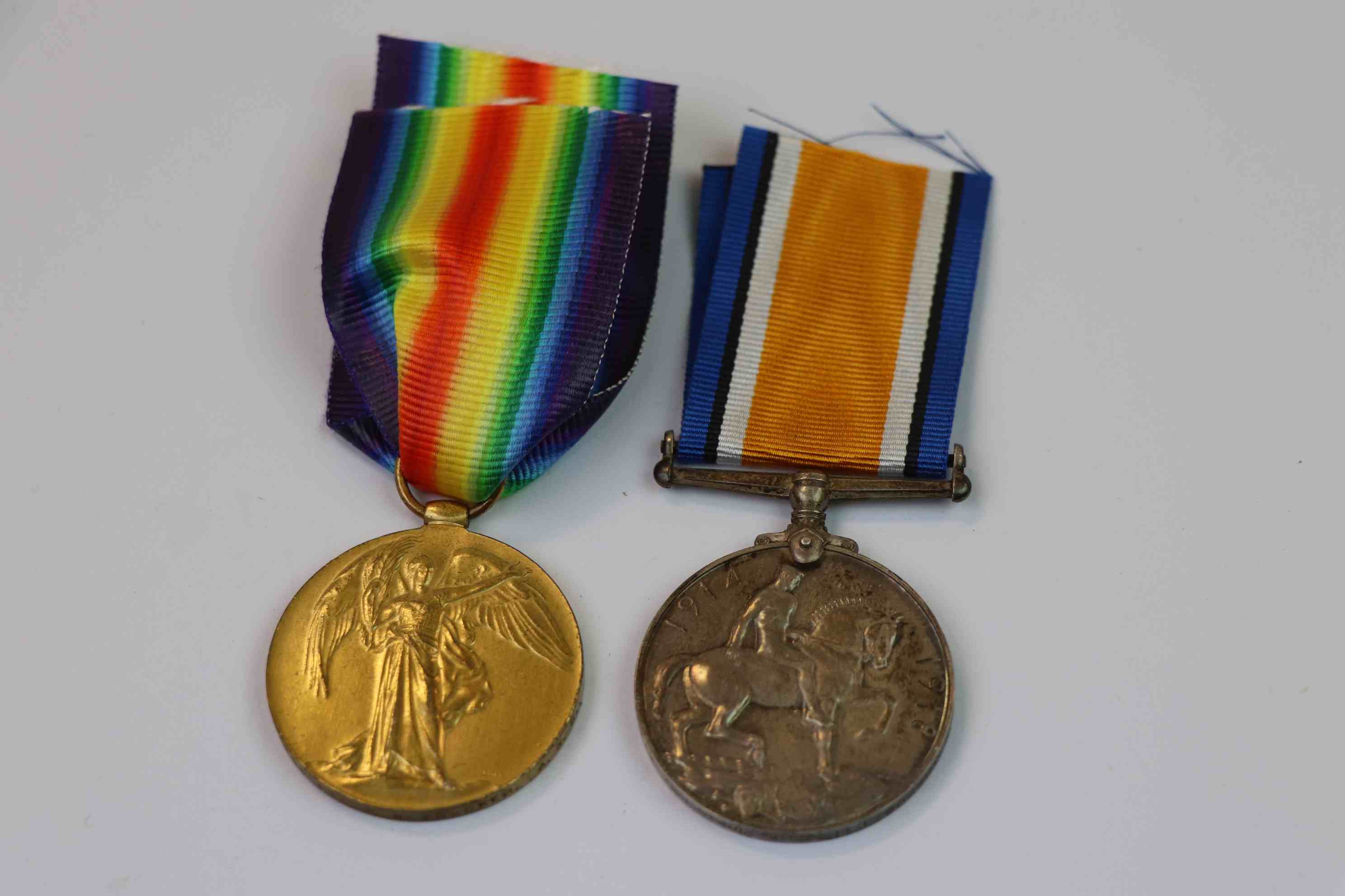 A Full Size World War One / WW1 Medal Pair To Include The Victory Medal And The British War Medal - Image 2 of 8