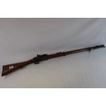 A Snider Enfield .577 Calibre Breech Block Dual Band Carbine By R.T. Pritchett. Please Note This Is