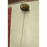 Mid 19th Century "Korbschlager" Fencing Foil, retaining most of the original covering and Shagreen