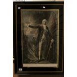 Antique G Dupont Black and White Engraving of a Gainsborough Painting of The Right Honarable Lord