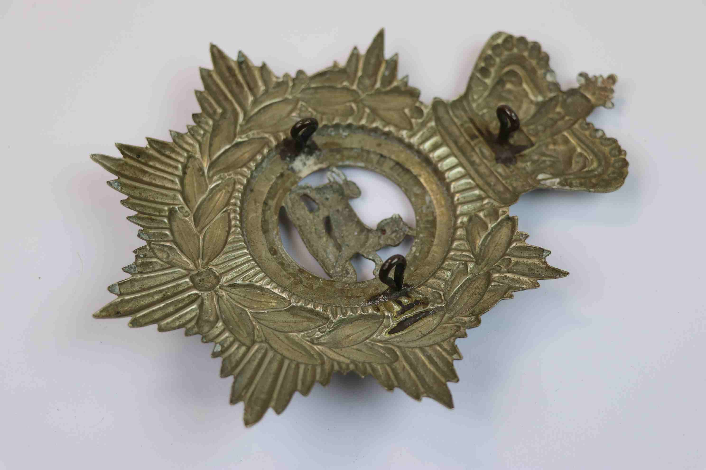 A Victorian 3rd Volunteer Battalion Of The Hampshire Regiment Helmet Plate / Badge. - Image 7 of 8