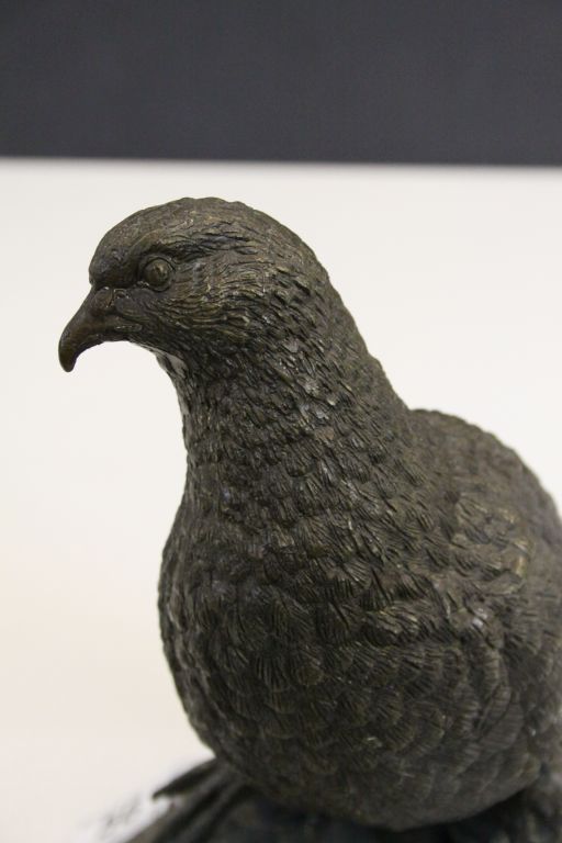 After Mene Bronze model of a Grouse, stands approx 22.5cm - Image 3 of 5