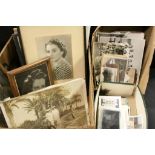 Vintage Photography Items including Photograph Albums, Photographs and Pastcards