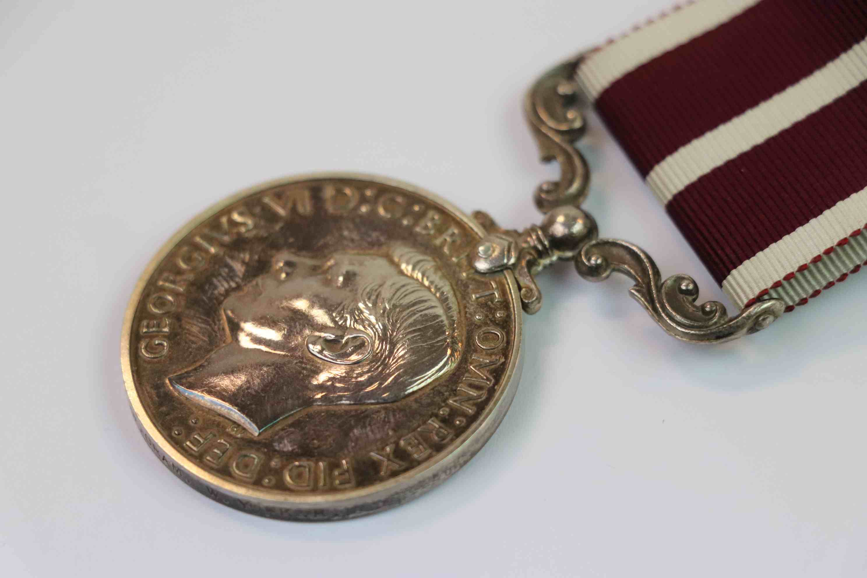 A Full Size King George VI British Army Meritorious Service Medal Issued To 4523853 SJT. J.W. ORAM - Image 10 of 11
