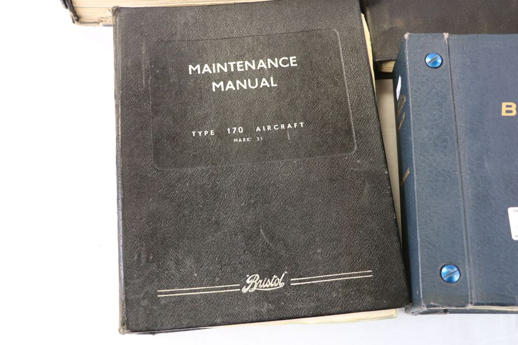 Three Bristol Aircraft Repair Manuals As Well As One Maintenance Manual And A Flight Manual To - Image 7 of 7