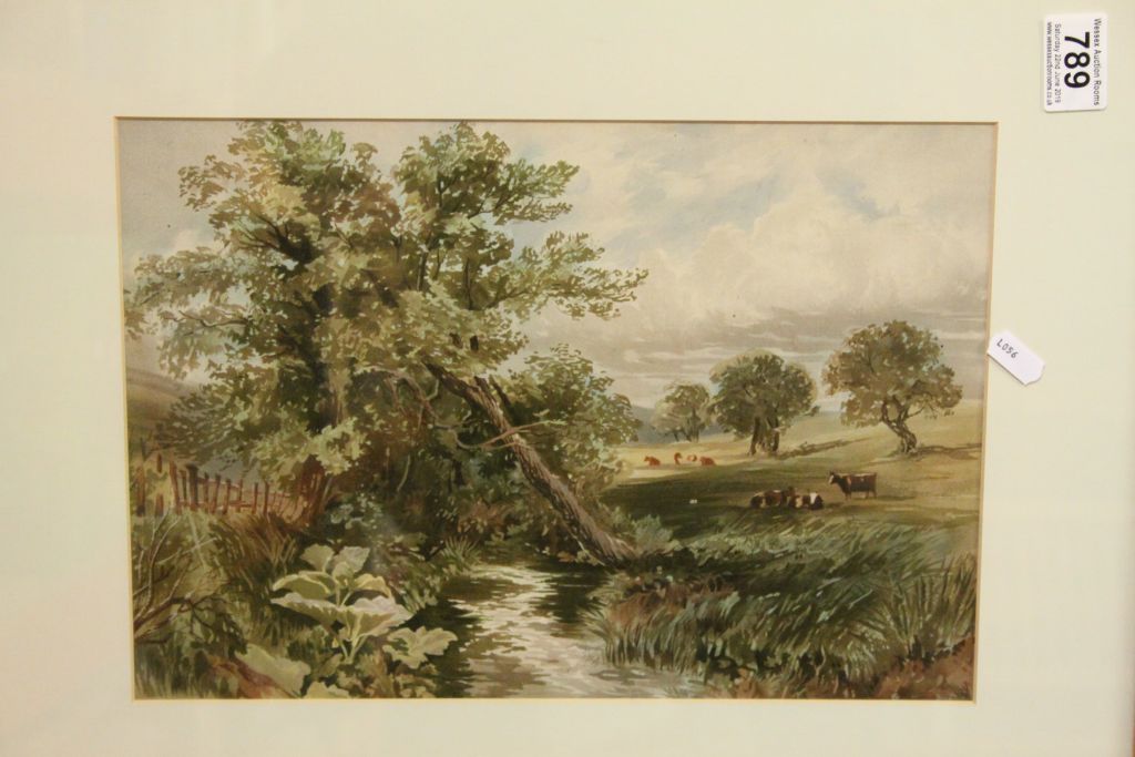 Framed and Glazed Coastal Scene Watercolour, unsigned but with Sothebys Label to verso ' 11 10 95 - Image 2 of 3