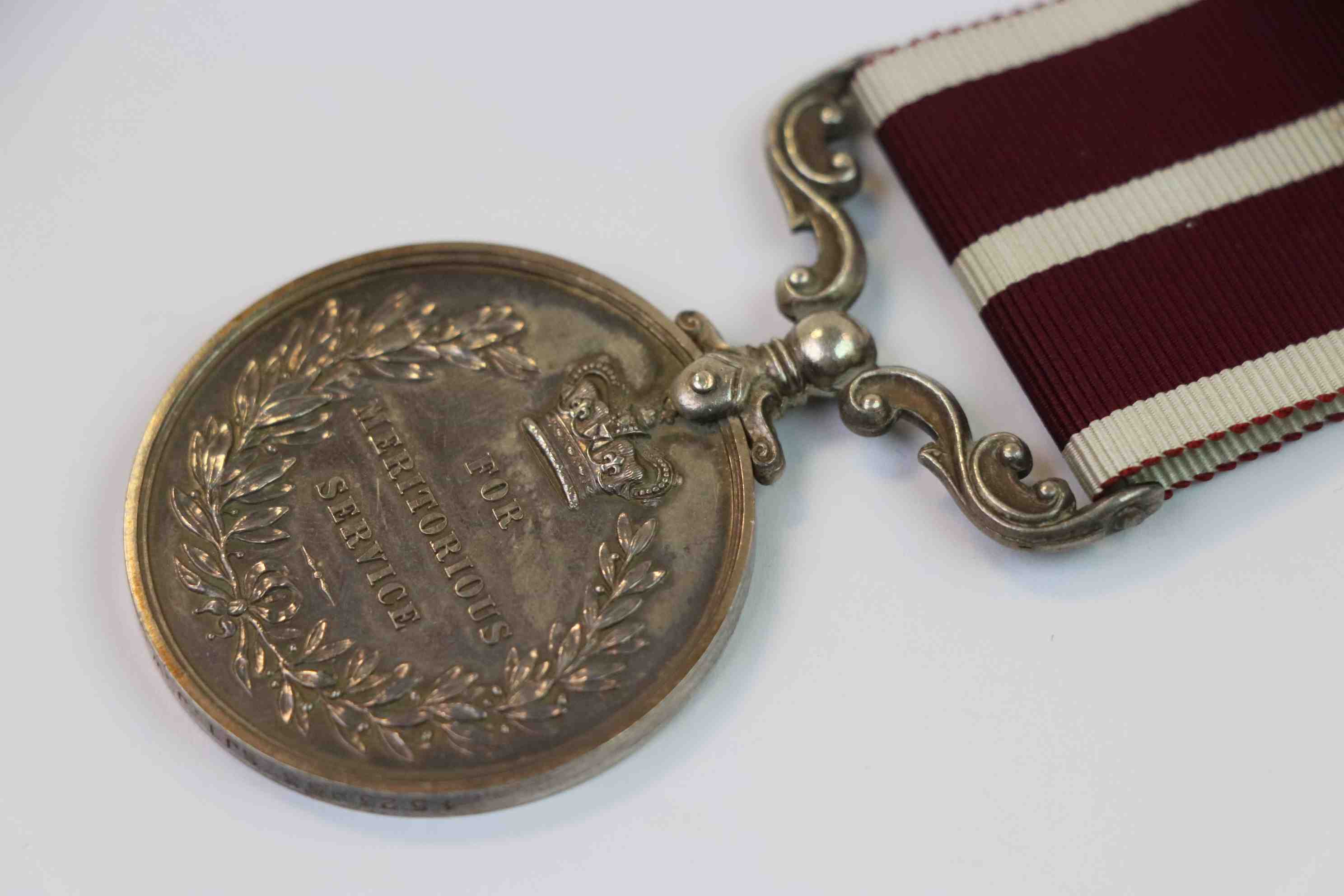 A Full Size King George VI British Army Meritorious Service Medal Issued To 4523853 SJT. J.W. ORAM - Image 8 of 11