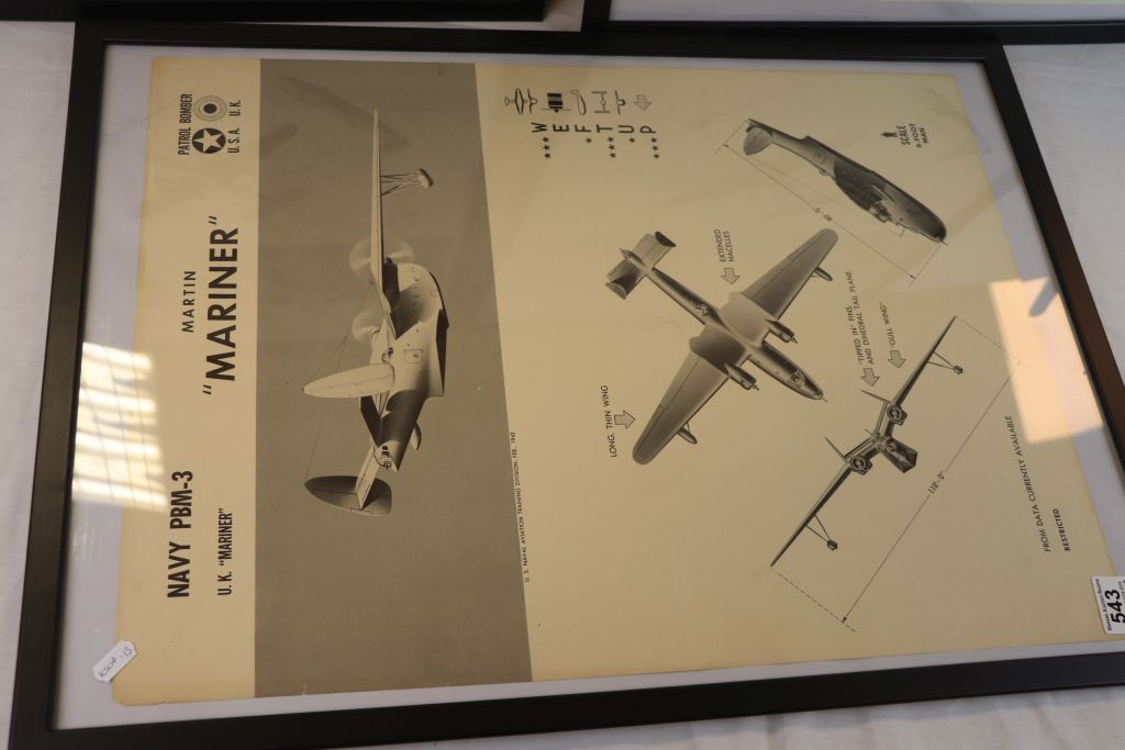 Three World War Two United States Naval Aviation Training Division Posters Dated 1942 And 1943 - Image 2 of 4