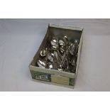 Box of vintage Silver plated Cutlery, mainly from the same set