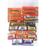 21 Boxed OO gauge items of rolling stock to include Hornby x 10, Bachmann x 4, Mainline x 2, Dapol x