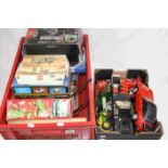 Quantity of vintage toys to include diecast model vehicles featuring Siku, Matchbox, Dinky, boxed