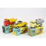 Three boxed Corgi diecast models to include 460 Neville Cement Tipper Body on ERF Chassis, 406