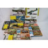 13 boxed model kits to include 2 x Matchbox PK-403 Heinkel, Lindberg Junkers 2312 Ju 87 Stuka,