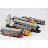 TTR Trix Twin Railway DMU set plus a Hornby OO gauge Intercity APT 5 car set (8 items)