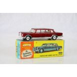 Boxed Corgi 247 'By Special Request' Mercedes Benz 600 Pullman in metallic dark red, gd with a