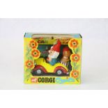 Boxed Corgi Comics 801 Noddy's Car with Big Ears & Tubby, diecast and figures vg, box with some wear
