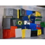 Lego - Approx 2kg Building components to include straight and spiral staircases, barriers, Harry