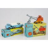 Two boxed Corgi Major diecast models to include 1128 Priestman Luffing Shovel, diecast vg, treads