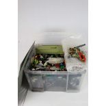 Lego - Approx 9kg mixed components to include boats, vehicles, Ninjago, Minecraft etc. Also to