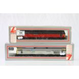 Two boxed Lima OO gauge locomotives to include Class 47474 Sir Rowland Hill and 60002 Capability