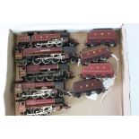 Nine Hornby OO gauge railway models to include 5 x locomotives featuring 4657, 5541 Duke of