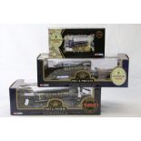 Three boxed Corgi Guinness diecast models to include Past & Present x 2 (59564 Scania Tanker &